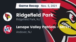 Recap: Ridgefield Park  vs. Lenape Valley Patriots - MCYFL 2021