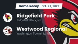 Recap: Ridgefield Park  vs. Westwood Regional  2022