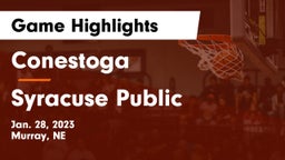 Conestoga  vs Syracuse Public  Game Highlights - Jan. 28, 2023