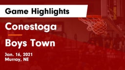 Conestoga  vs Boys Town  Game Highlights - Jan. 16, 2021