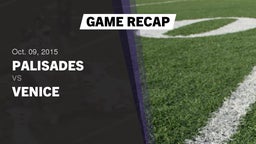 Recap: Palisades  vs. Venice  2015