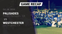 Recap: Palisades  vs. Westchester  2016