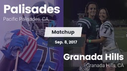 Matchup: Palisades High vs. Granada Hills  2017