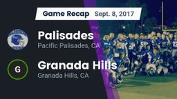 Recap: Palisades  vs. Granada Hills  2017