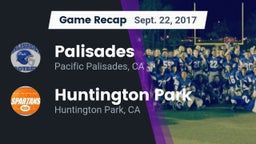 Recap: Palisades  vs. Huntington Park  2017