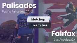 Matchup: Palisades High vs. Fairfax 2017