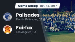 Recap: Palisades  vs. Fairfax 2017