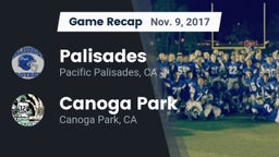 Recap: Palisades  vs. Canoga Park  2017