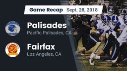 Recap: Palisades  vs. Fairfax 2018