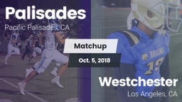 Matchup: Palisades High vs. Westchester  2018