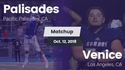 Matchup: Palisades High vs. Venice  2018