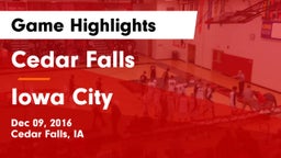 Cedar Falls  vs Iowa City  Game Highlights - Dec 09, 2016