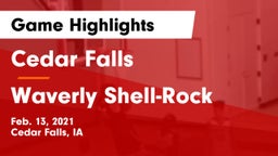 Cedar Falls  vs Waverly Shell-Rock  Game Highlights - Feb. 13, 2021