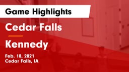 Cedar Falls  vs Kennedy  Game Highlights - Feb. 18, 2021
