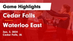 Cedar Falls  vs Waterloo East  Game Highlights - Jan. 2, 2024