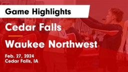 Cedar Falls  vs Waukee Northwest  Game Highlights - Feb. 27, 2024