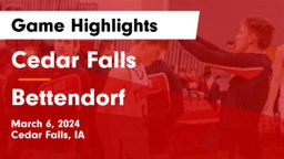Cedar Falls  vs Bettendorf  Game Highlights - March 6, 2024