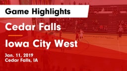Cedar Falls  vs Iowa City West Game Highlights - Jan. 11, 2019