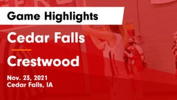 Cedar Falls  vs Crestwood  Game Highlights - Nov. 23, 2021