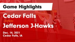 Cedar Falls  vs Jefferson  J-Hawks Game Highlights - Dec. 14, 2021