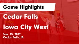 Cedar Falls  vs Iowa City West Game Highlights - Jan. 15, 2022