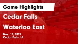 Cedar Falls  vs Waterloo East  Game Highlights - Nov. 17, 2023
