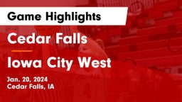 Cedar Falls  vs Iowa City West Game Highlights - Jan. 20, 2024
