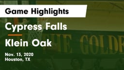 Cypress Falls  vs Klein Oak  Game Highlights - Nov. 13, 2020