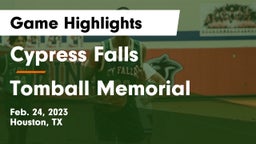 Cypress Falls  vs Tomball Memorial  Game Highlights - Feb. 24, 2023