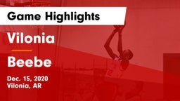 Vilonia  vs Beebe  Game Highlights - Dec. 15, 2020