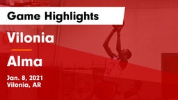 Vilonia  vs Alma  Game Highlights - Jan. 8, 2021
