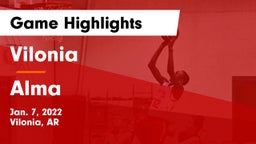 Vilonia  vs Alma  Game Highlights - Jan. 7, 2022