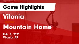 Vilonia  vs Mountain Home  Game Highlights - Feb. 8, 2022