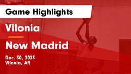 Vilonia  vs New Madrid  Game Highlights - Dec. 30, 2023