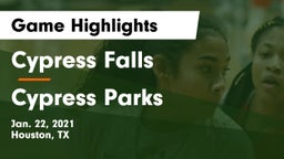 Cypress Falls  vs Cypress Parks  Game Highlights - Jan. 22, 2021