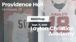 Matchup: Providence Hall High vs. Layton Christian Academy  2020