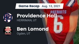 Recap: Providence Hall  vs. Ben Lomond  2021