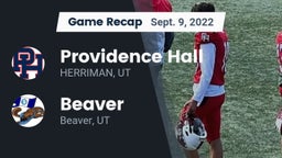 Recap: Providence Hall  vs. Beaver  2022