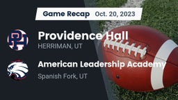 Recap: Providence Hall  vs. American Leadership Academy  2023