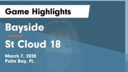 Bayside  vs St Cloud 18 Game Highlights - March 7, 2020