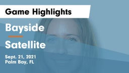 Bayside  vs Satellite  Game Highlights - Sept. 21, 2021