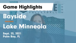Bayside  vs Lake Minneola Game Highlights - Sept. 25, 2021