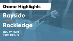Bayside  vs Rockledge Game Highlights - Oct. 19, 2021