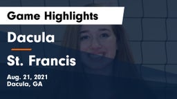 Dacula  vs St. Francis Game Highlights - Aug. 21, 2021