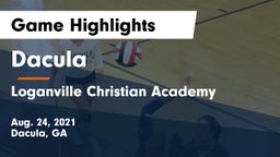 Dacula  vs Loganville Christian Academy  Game Highlights - Aug. 24, 2021