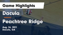 Dacula  vs Peachtree Ridge  Game Highlights - Aug. 26, 2021