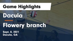 Dacula  vs Flowery branch  Game Highlights - Sept. 8, 2021