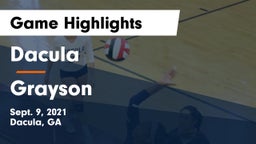 Dacula  vs Grayson  Game Highlights - Sept. 9, 2021