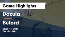 Dacula  vs Buford  Game Highlights - Sept. 14, 2021