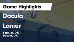 Dacula  vs Lanier Game Highlights - Sept. 21, 2021